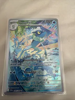 Pokemon TCG FROGADIER 089/086 chaos Rising English Secret Rare - Image 1
