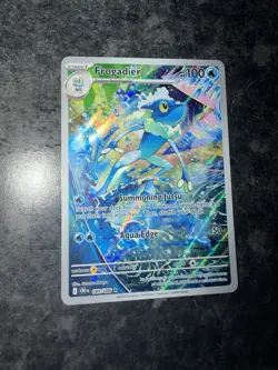 Pokemon TCG Frogadier Chaos Rising Card 089/086 (Illustration Rare) Near Mint - Image 1