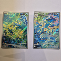 Pokemon TCG Chaos Rising Froakie & Frogadier 088/086 089/086 Holo Full Art - Image 1