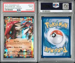PSA 9 - 2015 Pokemon XY Black Star Promos XY42 Groudon EX- HOLO - Image 3