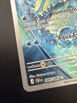 Pokemon TCG Frogadier 089/086 Chaos Rising - Image 2