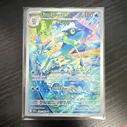 Pokemon TCG Frogadier 089/086 illustration rare ME04 Chaos rising￼ - Image 1