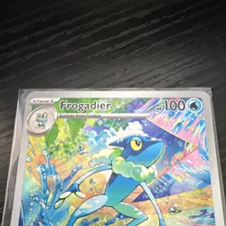 Pokemon TCG Frogadier 089/086 illustration rare ME04 Chaos rising￼ - Image 2