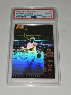 1996 Upper Deck Collector's Choice Italian Jordan's Journal Michael Jordan #J5 - Image 1
