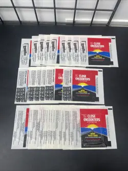Close Encounters Of The Third Kind 1978 EMPTY Topps Wax Card Wrapper LOT Of 28!! - Image 1