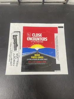 Close Encounters Of The Third Kind 1978 EMPTY Topps Wax Card Wrapper LOT Of 28!! - Image 2