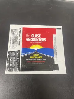 Close Encounters Of The Third Kind 1978 EMPTY Topps Wax Card Wrapper LOT Of 28!! - Image 3