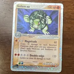Pokemon TCG Golem ex 97/97 EX Dragon Rare Holo EX ENG 160 HP (2003) - Image 1