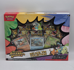 Pokemon Mega Evolution Ascended Heroes First Partner Deluxe Pin Kit, 3 Cards - Image 1