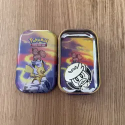 Pokemon TCG Mew and pikachu & Kanto Power Mini Tin Brand EMPTY TIN, NO CARDS - Image 4