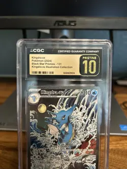 Kingdra EX 131 Pokemon TCG S&V Black Star Promo Holo Card CGC Pristine 10 - Image 2