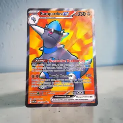 Rampardos ex 100/084 UR Pitch Black Pokemon TCG NM RARE Illustration Holo Foil - Image 1