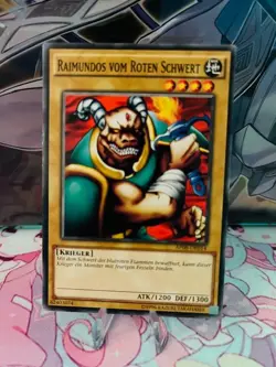 Yu-Gi-Oh! AP08-DE014 Raimundos vom Roten Schwert Common TCG deutsch SELTEN TCG - Image 1