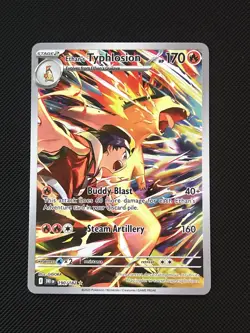 Ethans Typhlosion Illustration Rare Destined Rivals 190/182 Pokemon TCG - Image 1