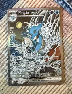 Pokemon TCG Kingdra ex SVP 131 Scarlet & Violet Promo EX Holo 310HP Eng - Image 1