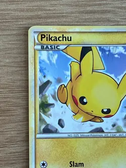 Pikachu (Non Holo Common) 61/90 - HGSS Undaunted Pokemon TCG English LP - Image 2