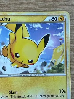 Pikachu (Non Holo Common) 61/90 - HGSS Undaunted Pokemon TCG English LP - Image 3