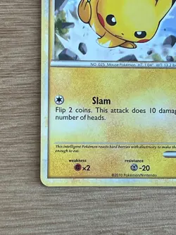 Pikachu (Non Holo Common) 61/90 - HGSS Undaunted Pokemon TCG English LP - Image 4