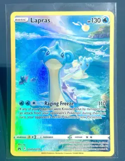 Lapras GG05/GG70 Crown Zenith Galarian Gallery Holo Full Art Ultra Rare - Image 2