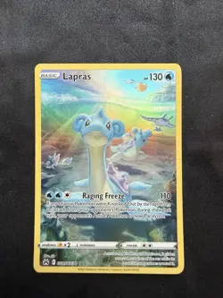 Lapras GG05/GG70 Crown Zenith Galarian Gallery Ultra Rare Full Art Holo EN - Image 1