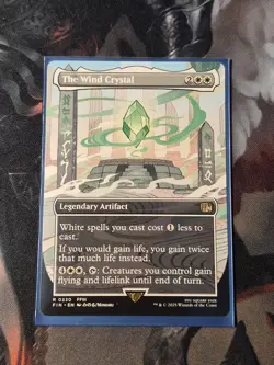 The Wind Crystal Borderless 330: MTG Final Fantasy Regular Rare - Image 1