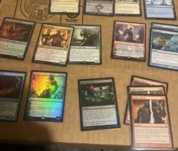 MTG Magic The Gathering Card Lot Bundle of 16 W/Foils ,Lands ,Instant. Rares - Image 5