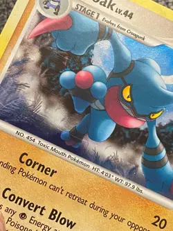 Pokemon TCG - Toxicroak 11/127 Lv. 44 - Platinum (2009) - Holo Rare - LP - Image 3