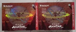 Lot of (2) Magic The Gathering Avatar The Last Airbender Omega Collector Booster - Image 1