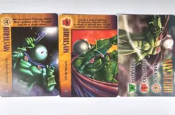 Marvel OverPower Card Lot of 3 Mysterio Character Poison Props Stuntman TCG CCG - Image 1