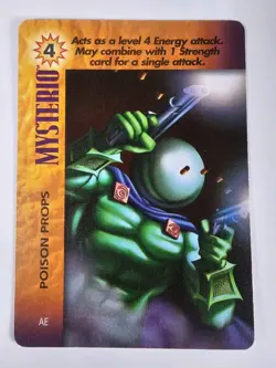 Marvel OverPower Card Lot of 3 Mysterio Character Poison Props Stuntman TCG CCG - Image 4