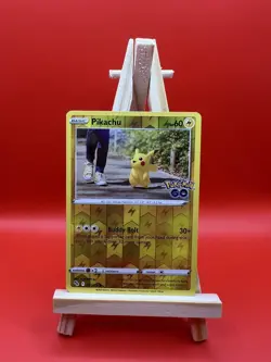 Pokemon Pikachu Pokemon GO Reverse Holo #027/078 - Image 1