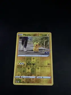 Pikachu 027/078 - SWSH Pokemon Go - Reverse Holo - Pokemon TCG English Card - Image 1
