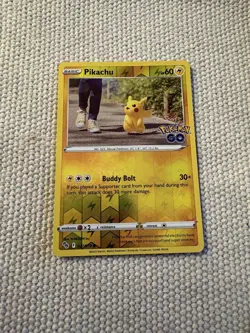 Pikachu 027/078 Pokemon Go NM Reverse Holo Pokemon TCG - Image 1