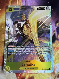 Borsalino EB04-058 SR One Piece TCG Card Game Super Rare Near Mint English - Image 1