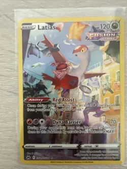 Pokemon Latias Galarian Gallery Holo Card GG20/GG70 SWSH Crown Zenith - Image 1