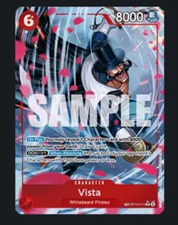 Bandai One Piece Card Game Vista OP16-011 The Time of Battle TR Alt Art Foil - Image 1