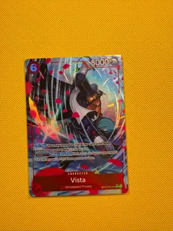 Bandai One Piece Card Game Vista OP16-011 The Time of Battle TR Alt Art Foil - Image 1