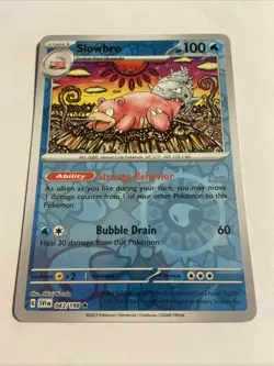 Slowbro 043/198 Reverse Holo Scarlet & Violet Pokemon Card - Image 1