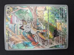 Meowth 106/094 Illustration Rare Phantasmal Flames Pokemon Holo Near Mint - Image 1