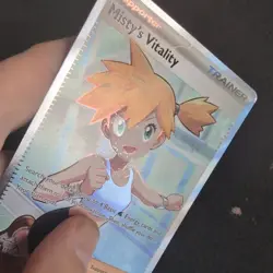 Light Play - Misty’s Vitality 111/084 - Pitch Black - Full Art - Pokemon Card - Image 3