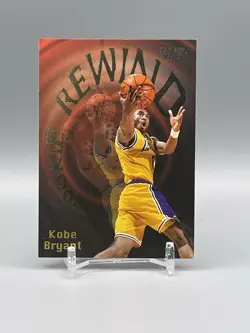 1997-98 Fleer Kobe Bryant Rookie Rewind 3 of 10 Lakers Insert Card - Image 1