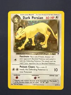 Pokemon Dark Persian 6/110 Legendary Collection Holo LP+ - Image 1