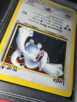 Pokemon Lugia Neo Genesis 9/111 Holo Rare Unlimited 2000 PSA 7 - Image 5