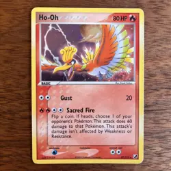 Pokemon Ho-Oh EX Unseen Forces Reverse Holo Rare #27 Ungraded - Image 1