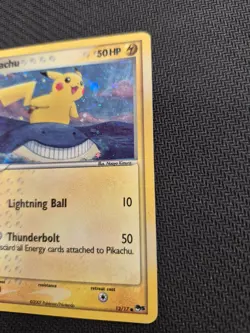 Pokemon TCG POP Series 5 Pikachu Holo 12/17 Upside Down Back Error HP - Image 3