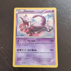 Moderate Play - Mewtwo XY101 - Black Star Promo - Pokemon Card - Image 1