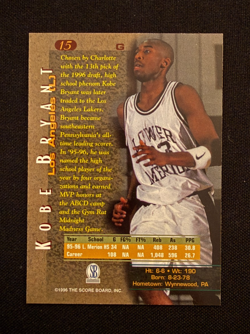 1996-97 Score Board Autographed Basketball - Kobe Bryant #15 (RC) CLEAN NM-MT - Image 2