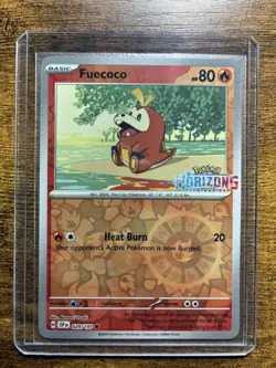 Fuecoco 029/191 Horizons Reverse Holo Pokemon Horizons Surging Sparks Promo - Image 1