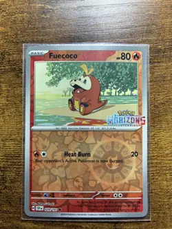 Fuecoco 029/191 Horizons Reverse Holo Pokemon Horizons Surging Sparks Promo - Image 2