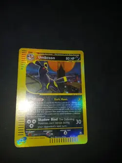 Pokemon Card - Umbreon - Aquapolis 41/147 E-Series- Reverse Holo - ENG inked bk - Image 2
